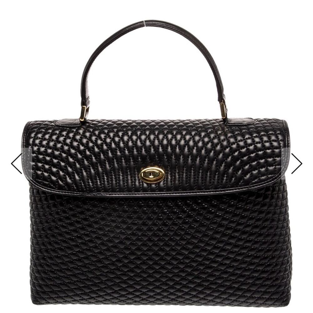 BALLY BAG Black quilted